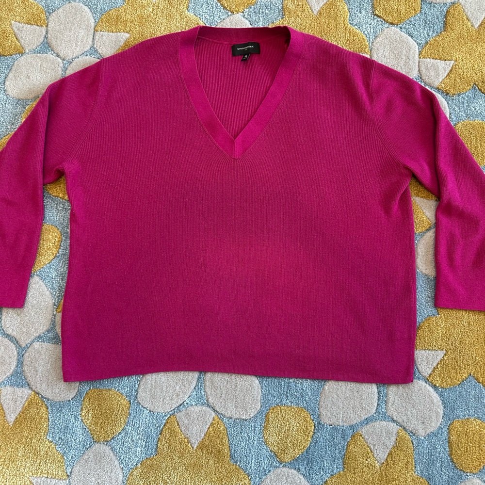 Banana Republic Fuchsia Knit Top